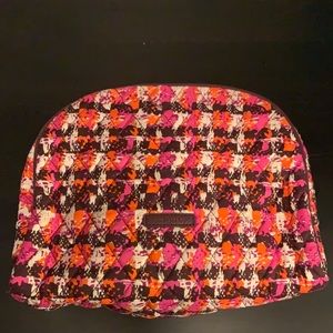 Vera Bradley- Large cosmetic bag in Houndstooth tweed